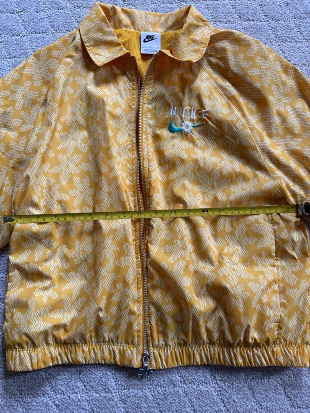 Nike embroidered jacket floral